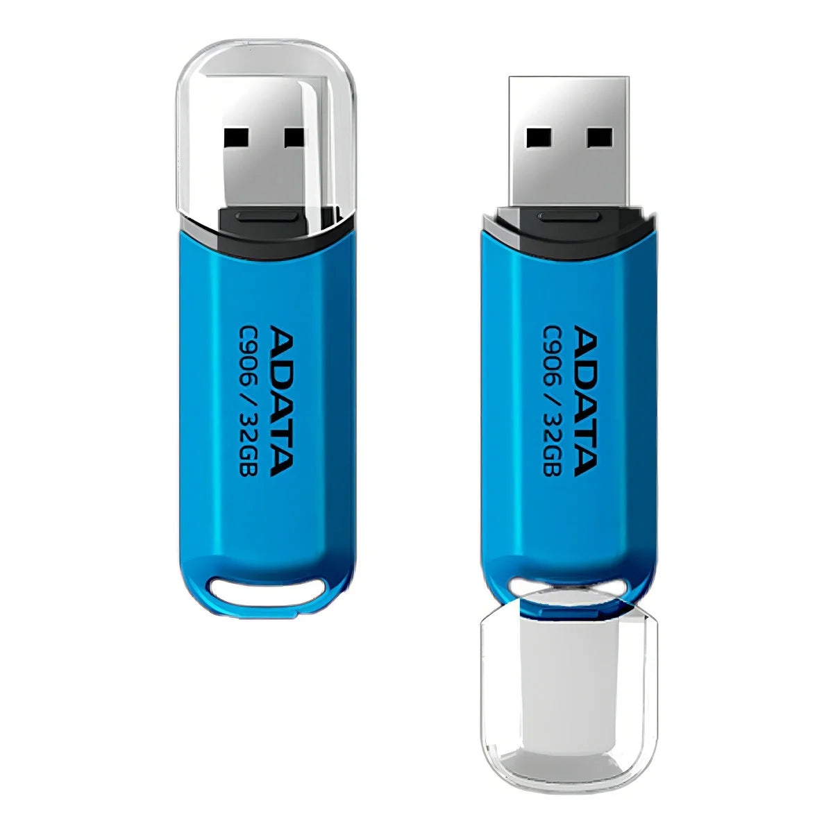 Adata C906 Needle Line 32GB USB Flash Drive 2.0 Blue Micro USB for Promotional Use Plastic Case with Printed Logo