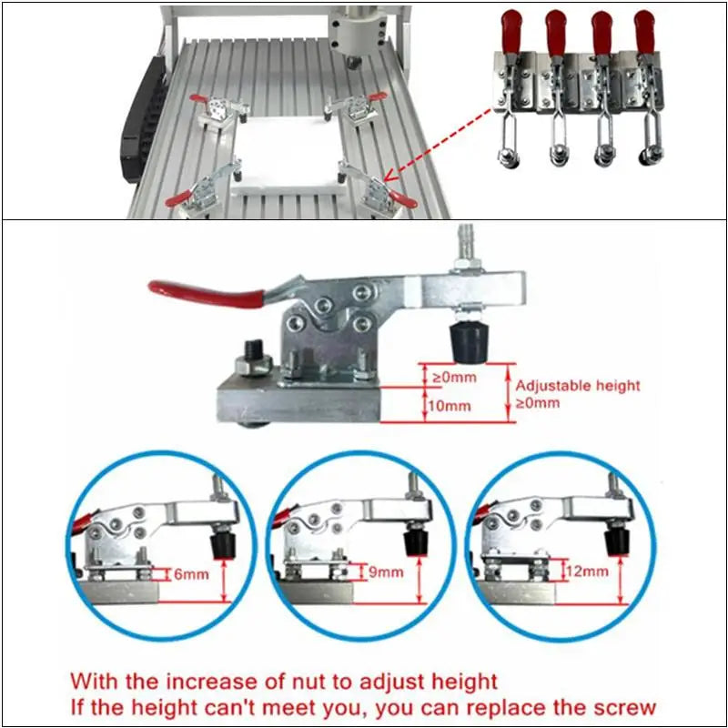Cnc Engraving Machine 6040 4 Axis 2200W Wood Router 6090 Linear Guide Rail Metal Carving PCB Milling DSP Offline Control