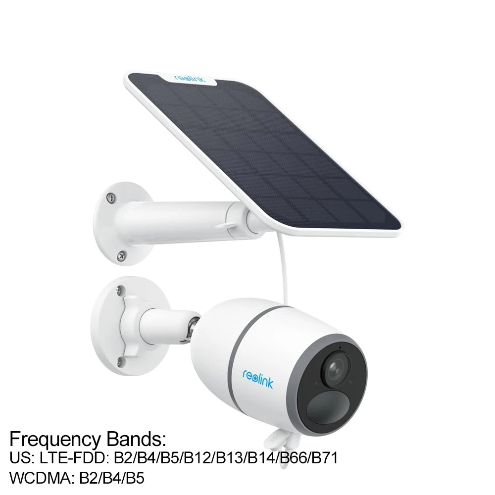 REOLINK 4MP 4G LTE Celluar Security Camera Person/Vehicle/Animal Detection 2-Way Talk Solar & Battery Home Surveillance Camera