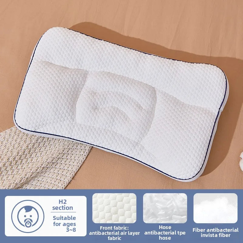 1-16 Years Kids Pillow Neck Protection Children's Partition Pillows Baby Bedding Kindergarten All Seasons Kids Sleeping Pillow