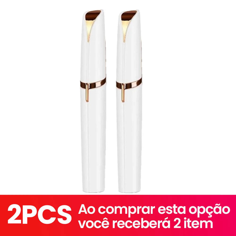 Caneta Elétrica Removedor De Pelos Sobrancelha E Rosto Recarregável Portátil Design Preciso E Suave