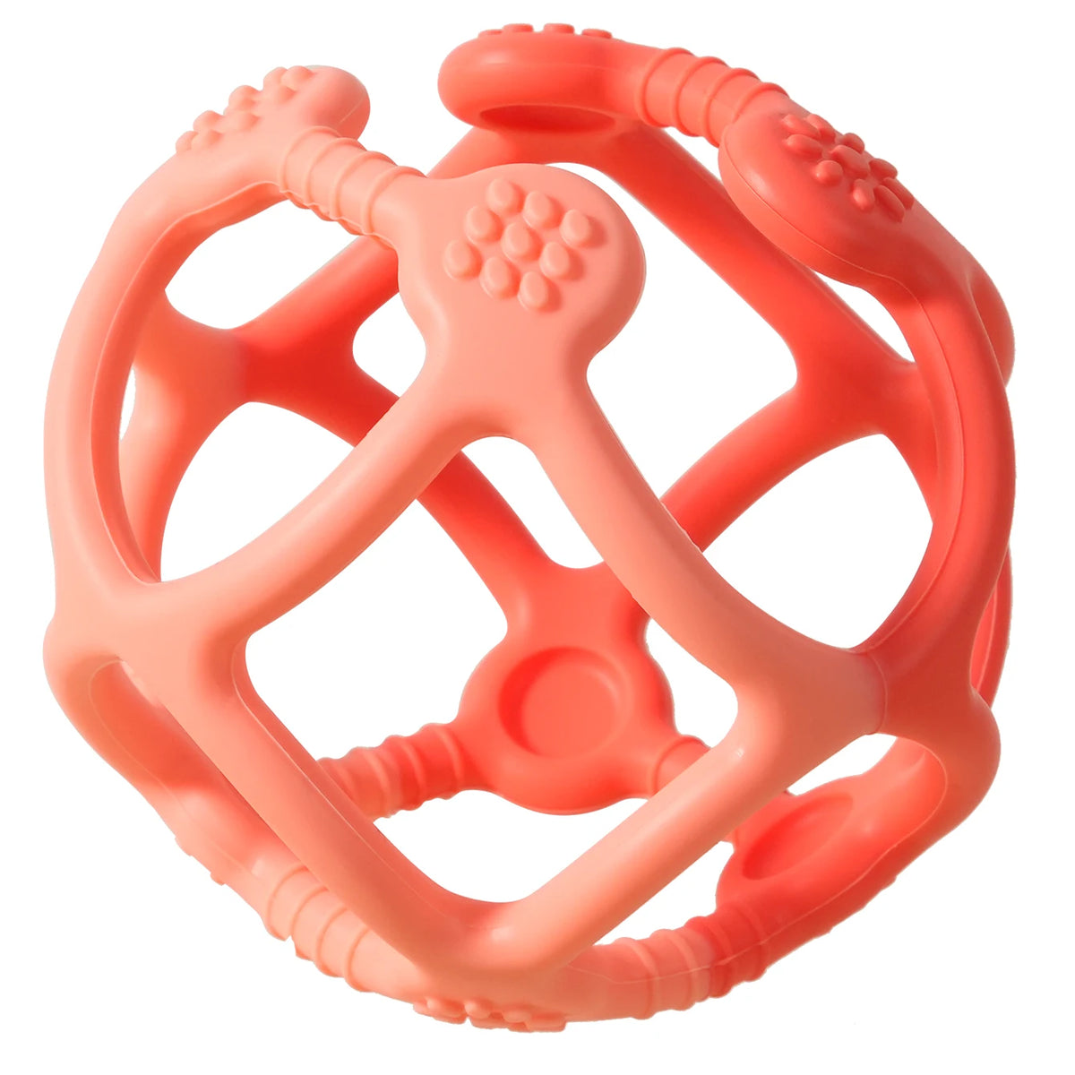 Color Kids 1PCS Silicone Baby Toy Ball Shape Chewing Toys Toddler Teether Toy BPA Free Teething Toys For Babies Soft Baby Stuff