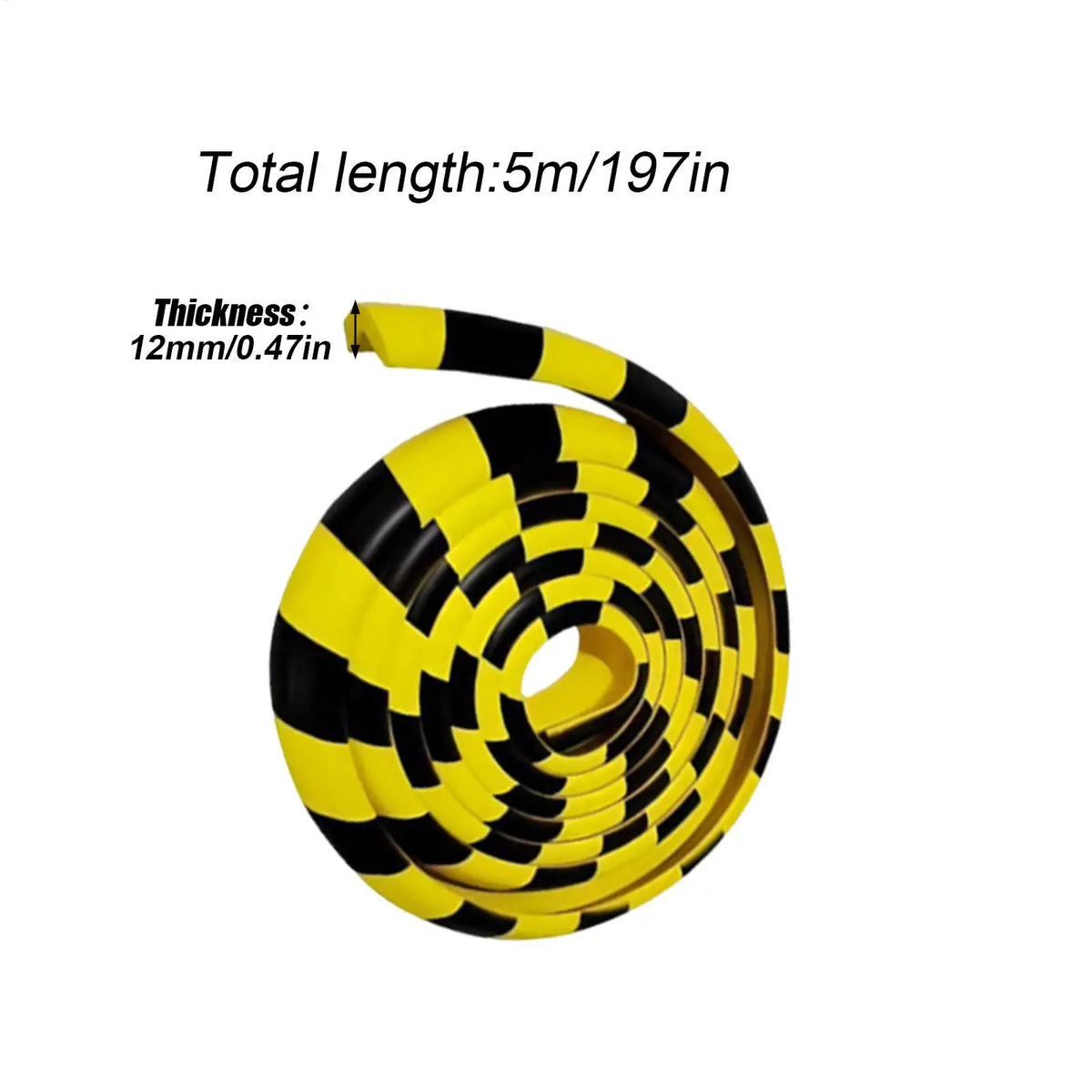 5m Desk Edge Guard Strip Baby Safety Wall Corner Guards Padding Rubber Strong Adhesive ToolSoft Thickend Anti Collision Cushion