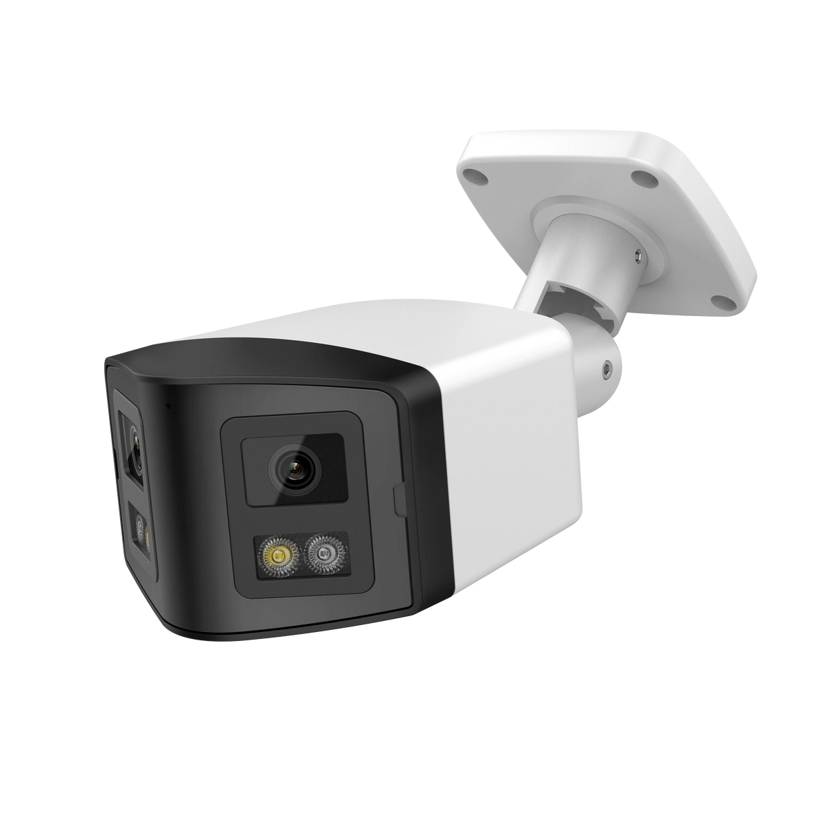 Hikvision-Compatibele 4K 8mp ColorVu 170 ° Binocular Panoramische IP Camera Md2.0 Tweerich Tingsges Prekken Thuis CCTV Camera