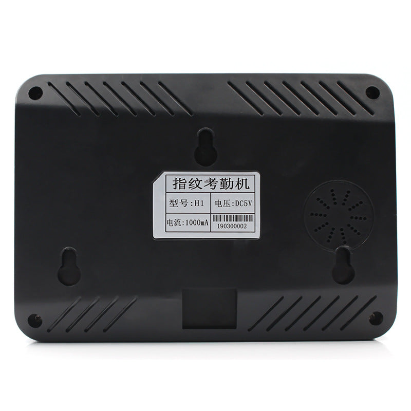 Youku H1 Fingerprint Attendance Machine Hand Fingerprint Admission Card Machine English Foreign Trade Export Sign-in to Send U Disk