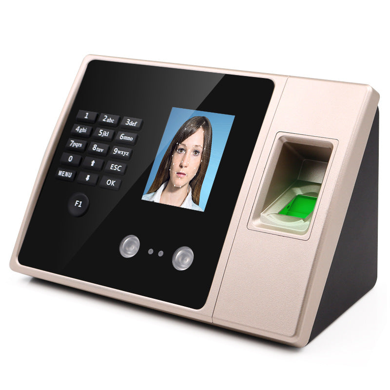 Youku Fa02H Face Attendance Machine Intelligent Sign-In with Swipe Card Employee Fingerprint Facial Recognition Work Punch-In Machine