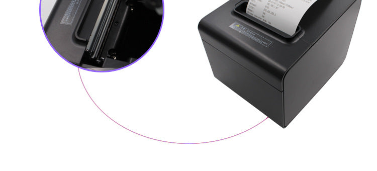 Youku 80250 High-Speed 80mm Thermal Receipt Printer with Cutter, Meituan Takeout Receipt Printer, Kitchen Printer