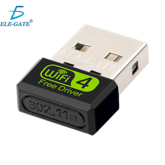 ELE-GATE WL.06D 2.4GHz 150Mbps USB2.0 External WiFi Adapter for Computers/Laptops-in Stock!