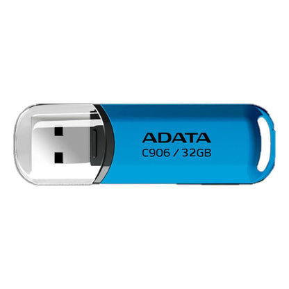 Adata C906 Needle Line 32GB USB Flash Drive 2.0 Blue Micro USB for Promotional Use Plastic Case with Printed Logo