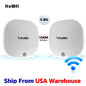 USA Stock KuWFi Outdoor 10KM Wireless Bridge IP65 Waterproof 17dBi Antenna PoE&DC Power Wifi Bridge for Industrial Monitoring