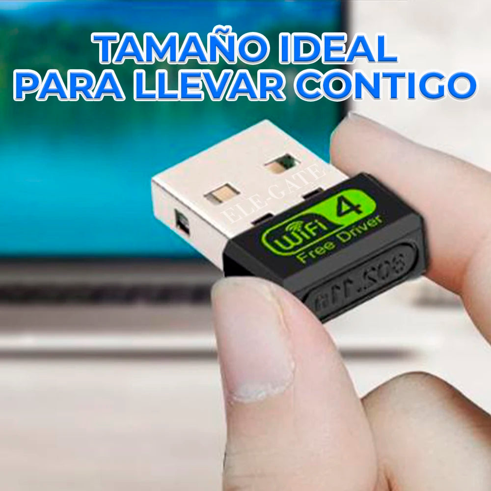 ELE-GATE WL.06D 2.4GHz 150Mbps USB2.0 External WiFi Adapter for Computers/Laptops-in Stock!