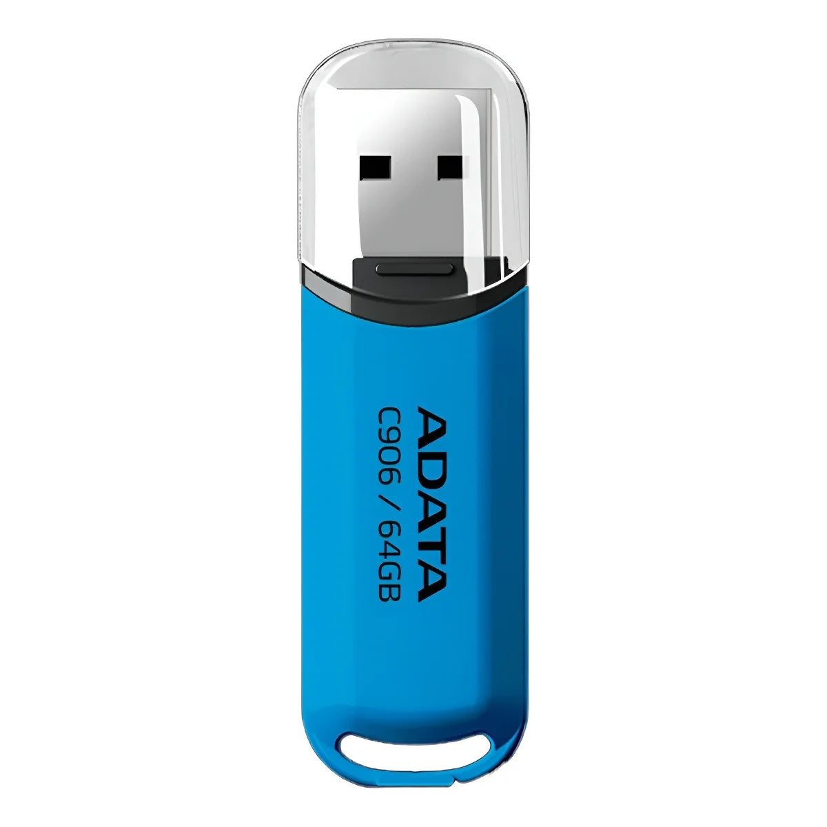 ADATA C906 64GB USB Flash Drive 2.0 Micro USB Stick Mini Plastic Shape Blue AC906-64G-RWB Gift Box Packaging