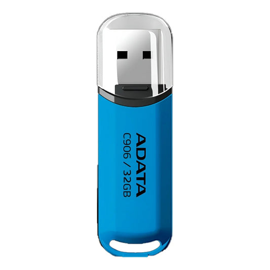 Adata C906 Needle Line 32GB USB Flash Drive 2.0 Blue Micro USB for Promotional Use Plastic Case with Printed Logo