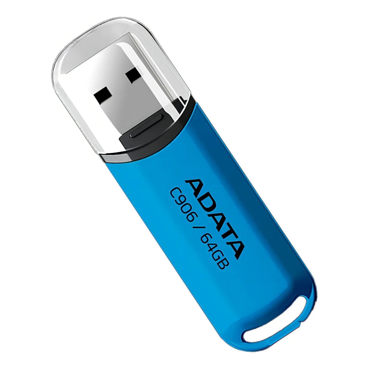 ADATA C906 64GB USB Flash Drive 2.0 Micro USB Stick Mini Plastic Shape Blue AC906-64G-RWB Gift Box Packaging