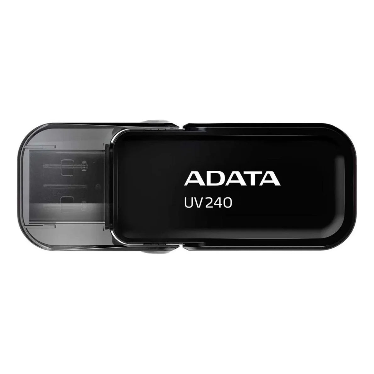 Adata UV240 64GB USB 2.0 Flash Drive Black Pendrive Style with Sliding Lid Plastic Material