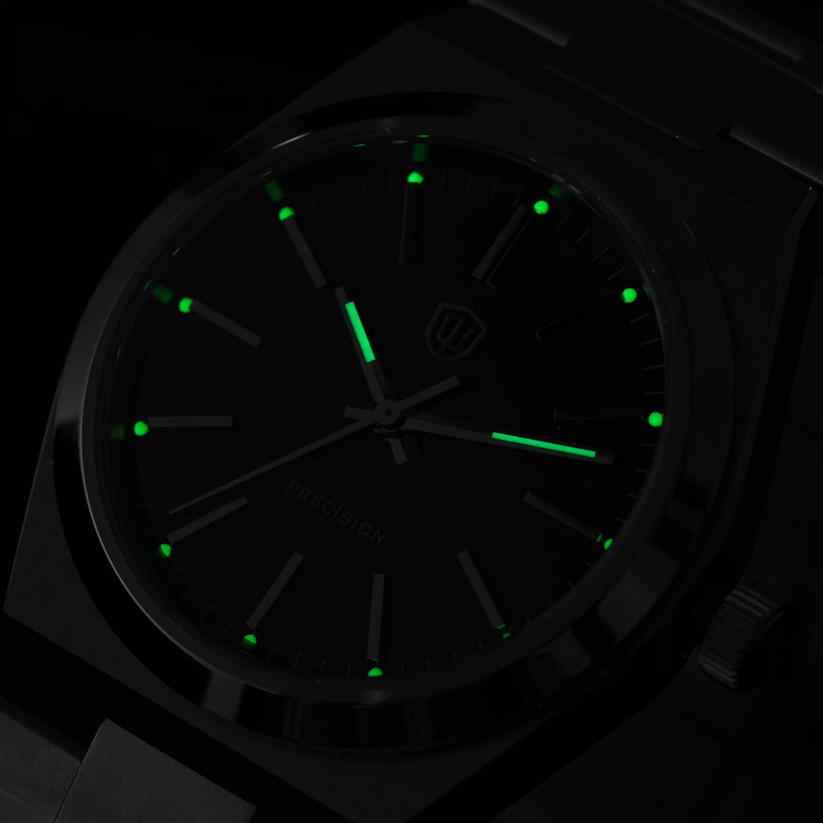 Watchdives Quartz Watches VH31 Sweep Movement New Sapphire Luxury Watch 37mm BGW9 Luminous 100m Waterproof Mens Watch