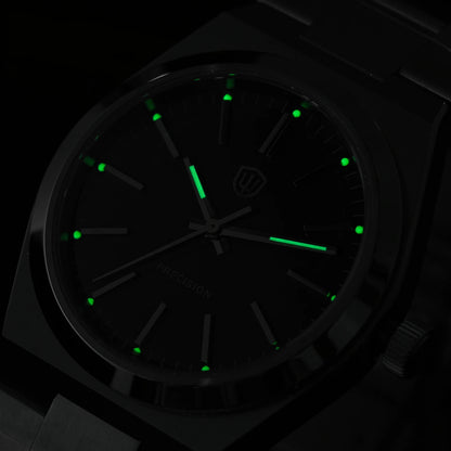 Watchdives Quartz Watches VH31 Sweep Movement New Sapphire Luxury Watch 37mm BGW9 Luminous 100m Waterproof Mens Watch