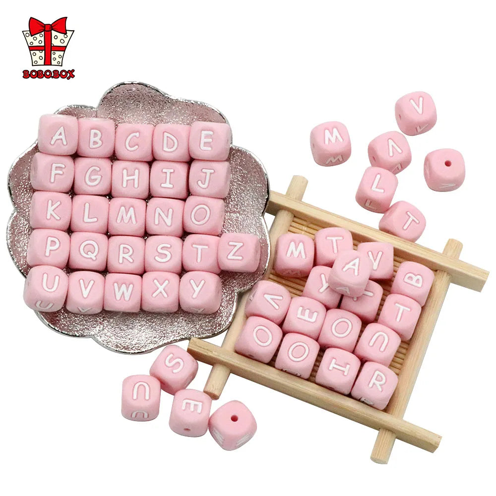BOBO.BOX 100pc12mm Silicone Lentil Beads Baby Teething Bead BPA-Free Food Grade Making Baby Oral Care Pacifier Chain Accessorise