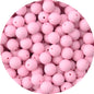 LOFCA 15mm 20pcs/lot Silicone Loose Beads Safe Teether Round Baby Teething Beads DIY Chewable Colorful Teething For Infant