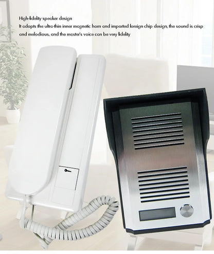Door Phone System, Doorbell Intercom Entry System, Wired Intercom Doorbell Kits, Door Intercom, Support Unlock Door Release