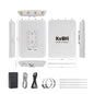 USA Stock KuWFi Wifi6 2.4G 5.8G Outdoor Wifi Extend Long Distance 256user Repeater ap Solar Wireless Access Point with 2.5G Port
