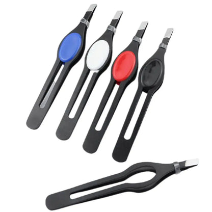 Makeup Tool Hair Beauty Fine Eyebrow Tweezer Slanted Hairs Puller Eye Brow Clip
