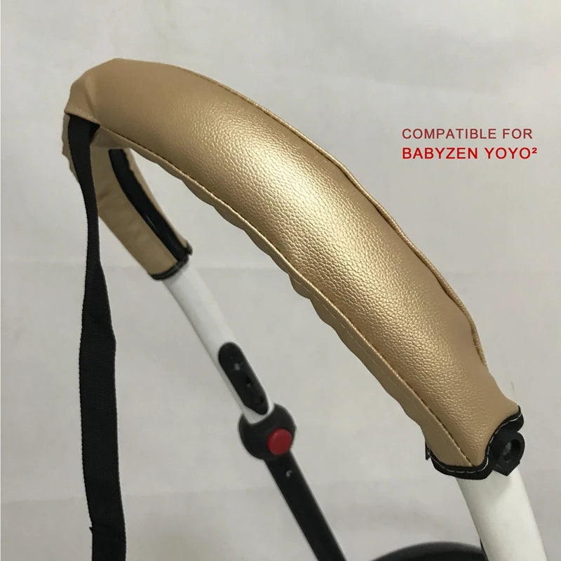 Stroller Handle Cover Case Fit for Babyzen Yoyo 2 /Yoyo +/Yoyo Stroller Bumper Bar Cover Armrest Protective PU Case Accessories