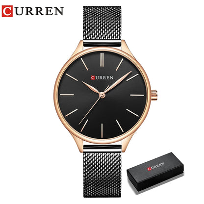CURREN Hot Fashion Simple Style New Ladies Bracelet Watches Women Dress Wristwatch Quartz Female Clock Gifts relogios feminino