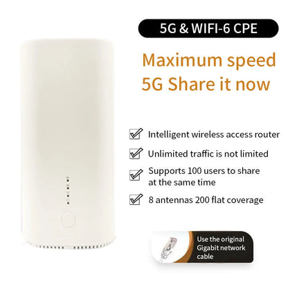 5G CPE LTE WIFI Hotspot Wireless 5G CPE WIFI 6 Router