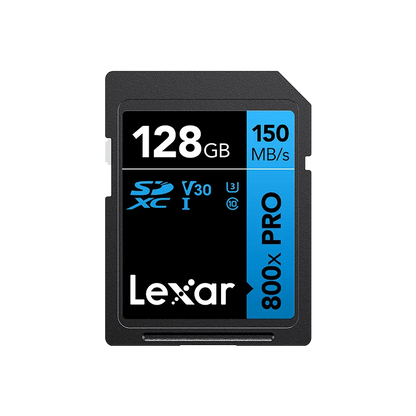 Good Quality Lexar SD800X 32GB SD Card 64GB 128GB 256GB 512GB U3 V30 C10 Memory Card for 4K Video Camera