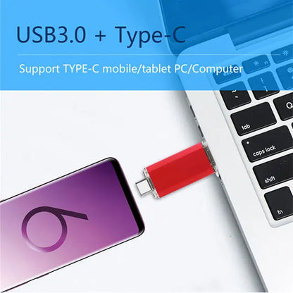 Bulk Cheap USB Flash Drive 64GB 32GB 3.0 2.0 OTG Pen Drive 16GB 8GB 128GB Memory Stick Type-c Pendrive for Iphone 17 16 15