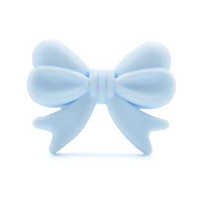 Bowknot 10pcs/lot Silicone Beads DIY Food Grade Silicone Teething Pacifier Cute Shaped Silicone teether Holder Accessories