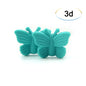 Bowknot 10pcs/lot Silicone Beads DIY Food Grade Silicone Teething Pacifier Cute Shaped Silicone teether Holder Accessories
