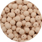 LOFCA 15mm 20pcs/lot Silicone Loose Beads Safe Teether Round Baby Teething Beads DIY Chewable Colorful Teething For Infant