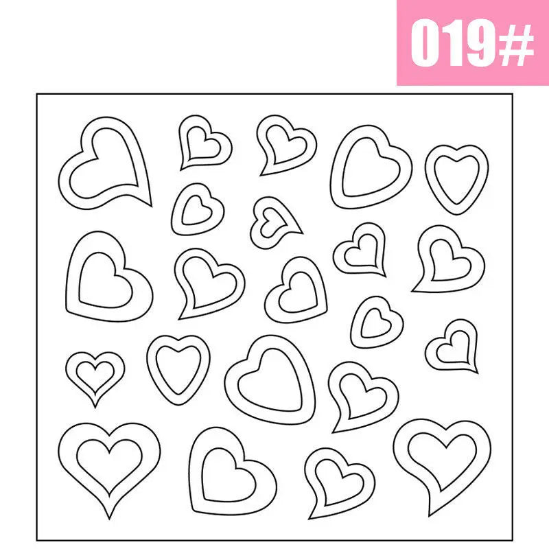 2 Sheets White French Manicure Strip Nail Art Form Fringe Tip Guides Sticker DIY Line Tips Decoration Tool