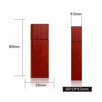 Wooden USB Flash Drive 2.0 1GB 2GB 4GB Natural Wood Wedding Gift 3.0 8GB 16GB 32GB 64GB Memory Stick Free Engrave Logo