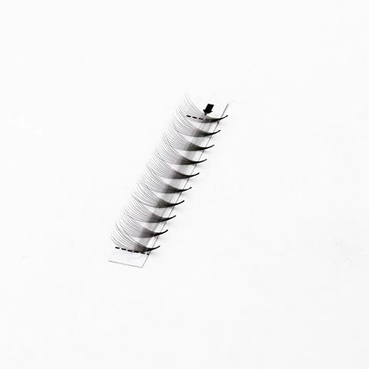 AGUUD 5 Trays/Lot Thin Roots Slim Base Premade Fans Lash Sharp Pointy Base Promade Russian Volume Fans Eyelash Extensions Faux