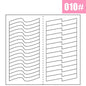2 Sheets White French Manicure Strip Nail Art Form Fringe Tip Guides Sticker DIY Line Tips Decoration Tool