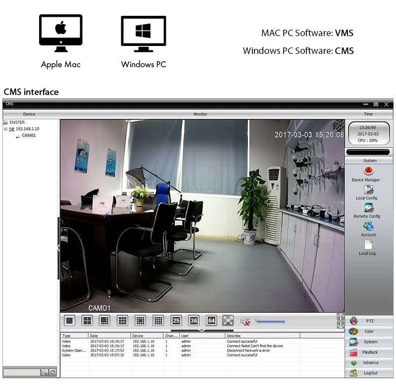4ch 4k H.265 Plug and Play PoE NVR With 4CH DC 48V POE Output