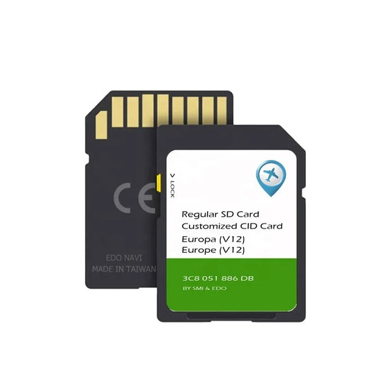 8GB CID SD Card for Navigation RNS310 CID SD Card Navi AS Europa West 2020/2021 Blank Card Support Changeable CID
