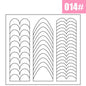 2 Sheets White French Manicure Strip Nail Art Form Fringe Tip Guides Sticker DIY Line Tips Decoration Tool