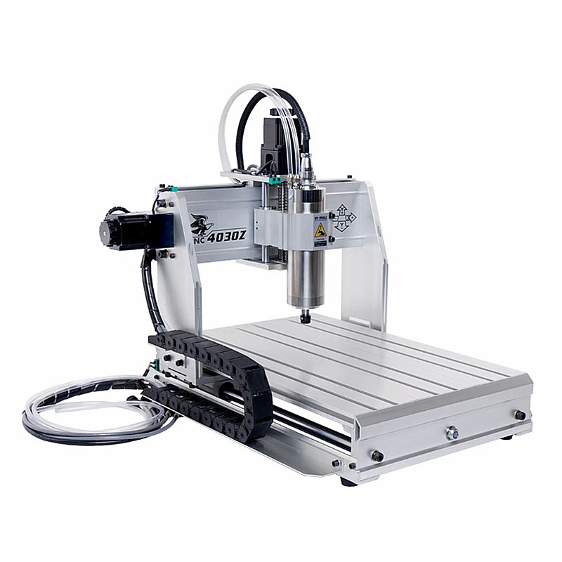 Mini Lathe CNC Router 4030 Engraving Milling Drilling Machine 4 Axis Metal Engraver  Water-cooled Spindle 800W 1500W 400X300MM
