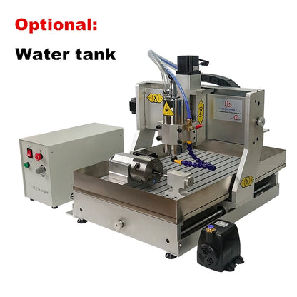CNC Engraving Drilling and Milling Machine Frame Kit 4Axis 3040 Z-VFD Mini Wood CNC Router 1.5KW