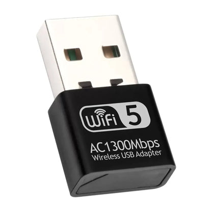 OEM Mini WiFi 5 1300Mbps Wireless Network Card Dual Band Mini AC1300 USB WiFi Adapter RTL8812BU Dual Band for PC Laptop
