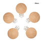 Mabochewing 20pcs 30mm 35mm Natural Beech Wood Clips for Baby Mobile Chewing Pacifier Chain