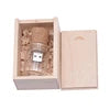 JASTER Personalized Usb Pendrive Bottle Shaped Custom Flash Drive 4gb 8gb Wood Mini Usb Flash Stick