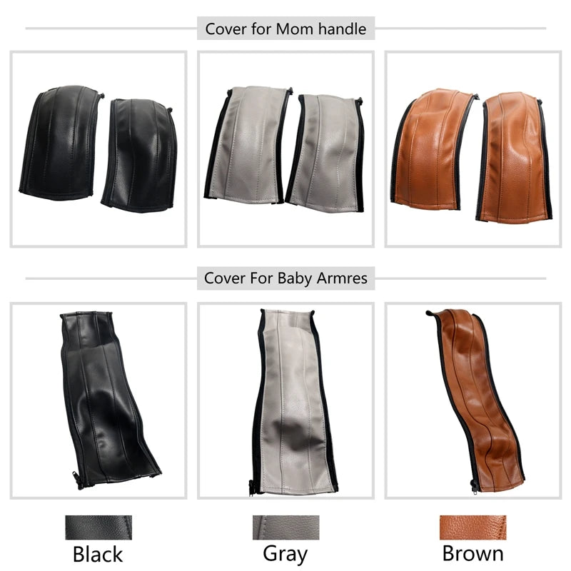 Baby Stroller Leather Cover For Valco Snap Duo Trend Pu Handle Protective Case Handle Bumper Armrest Covers Carriage Accessories
