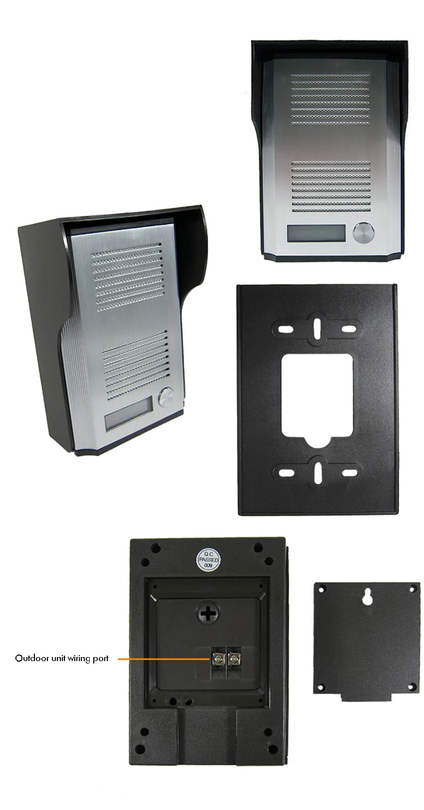 Door Phone System, Doorbell Intercom Entry System, Wired Intercom Doorbell Kits, Door Intercom, Support Unlock Door Release
