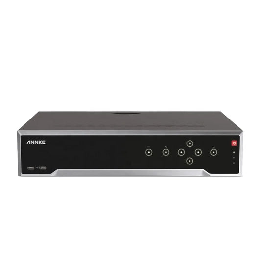 ANNKE 32CH 12MP POE Network Video Recorder AI Human and Vehicle Detection Smart Playback H.265+ CCTV POE NVR Recorder