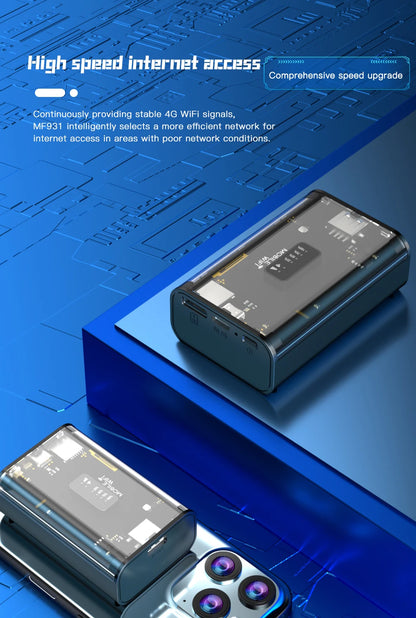 Pocket Mini LTE 3G 4G Wifi Router with Power Bank